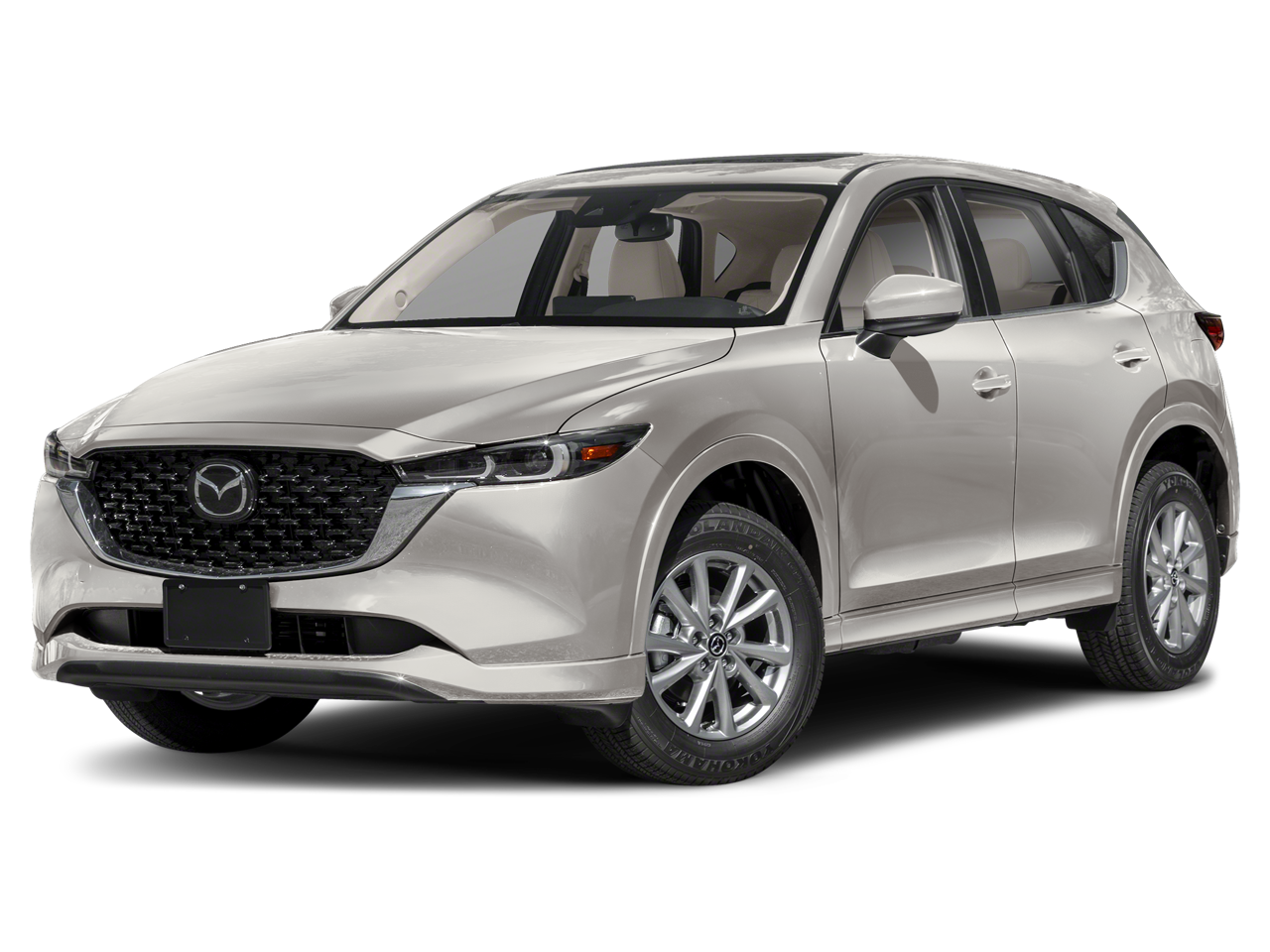 2024 Mazda Mazda CX-5 2.5 S Preferred Package in Platinum Quartz Metallic — front three-quarter view