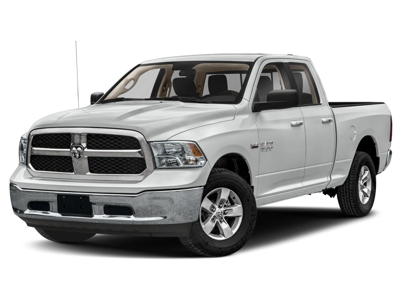 2021 RAM 1500 Classic Warlock Quad Cab 4x4 6'4" Box in Silver — front three-quarter view