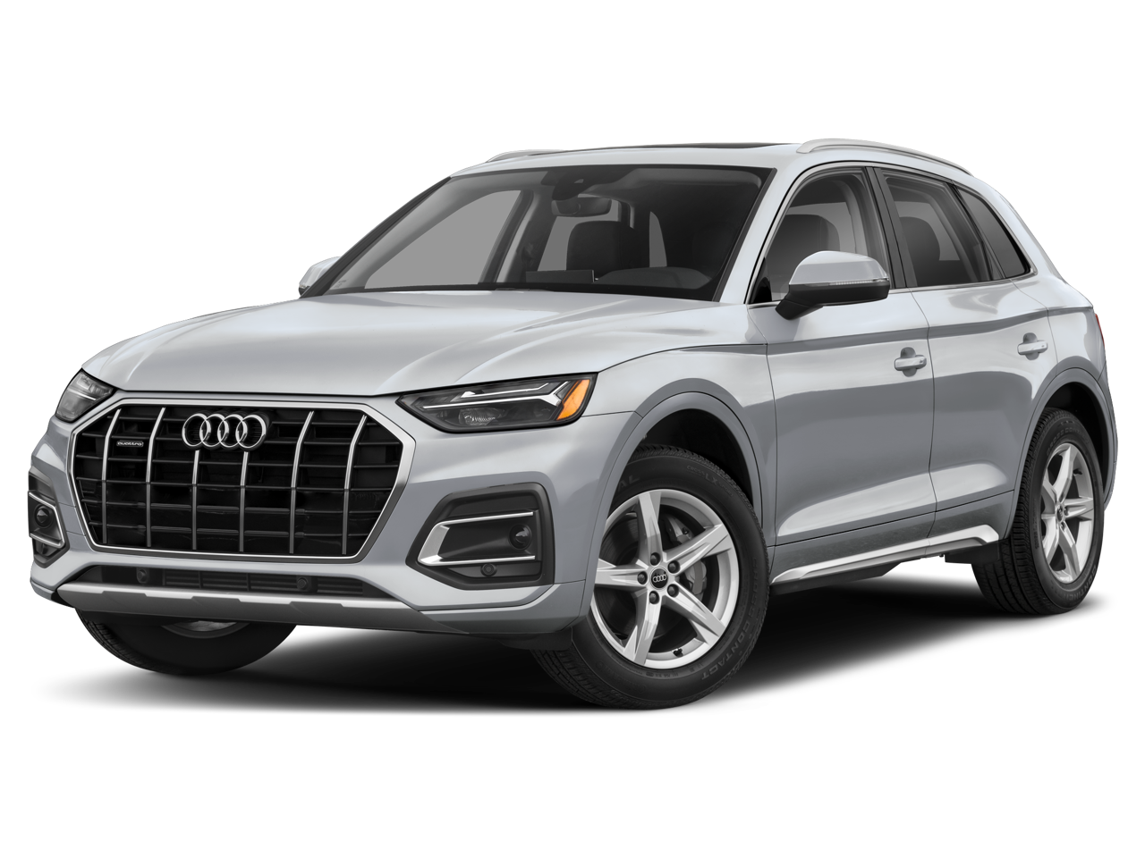 2025 Audi Q5 S line Premium in Gray — front three-quarter view