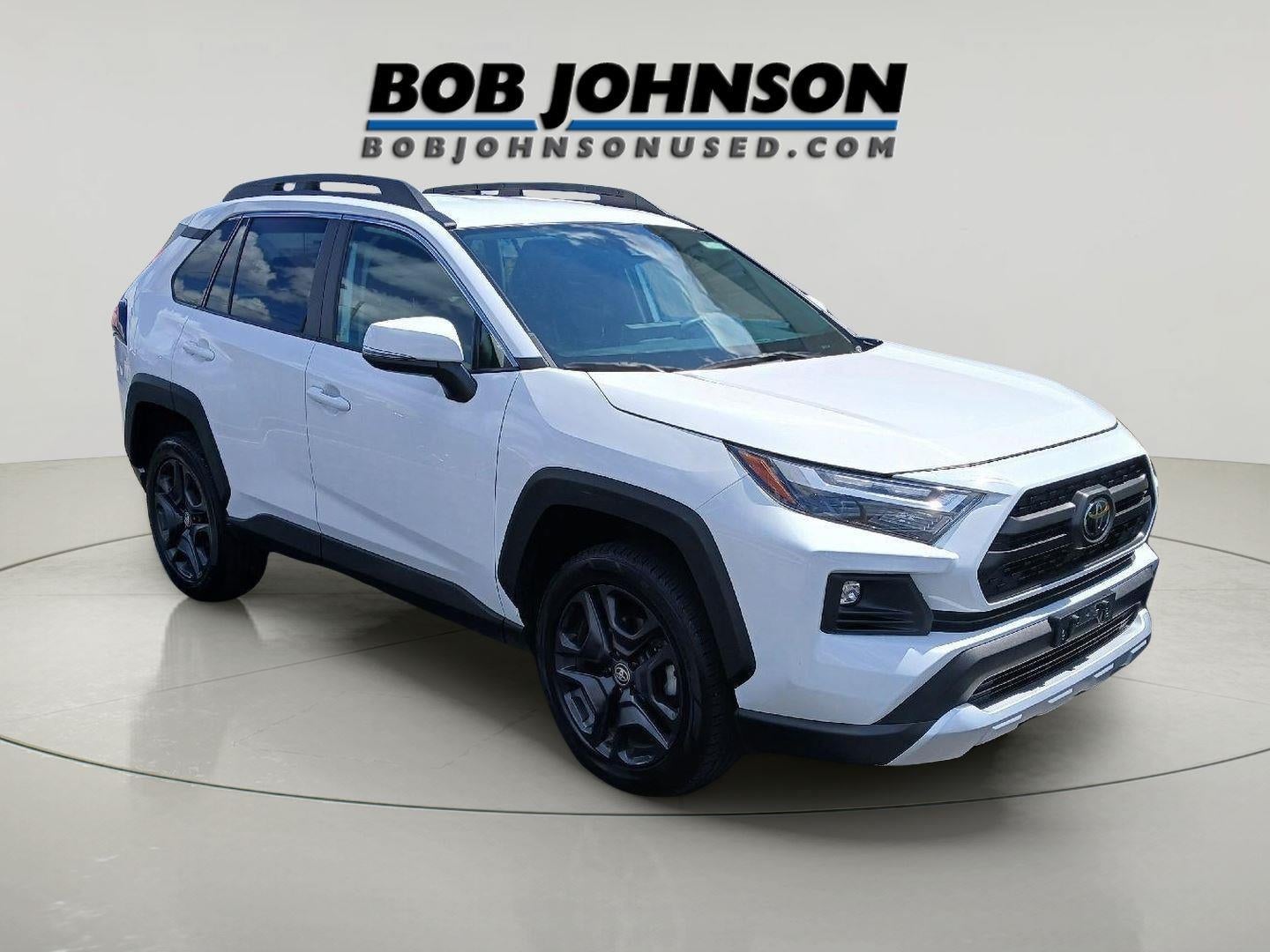 2024 Toyota RAV4 Adventure in Ice Cap — front three-quarter view