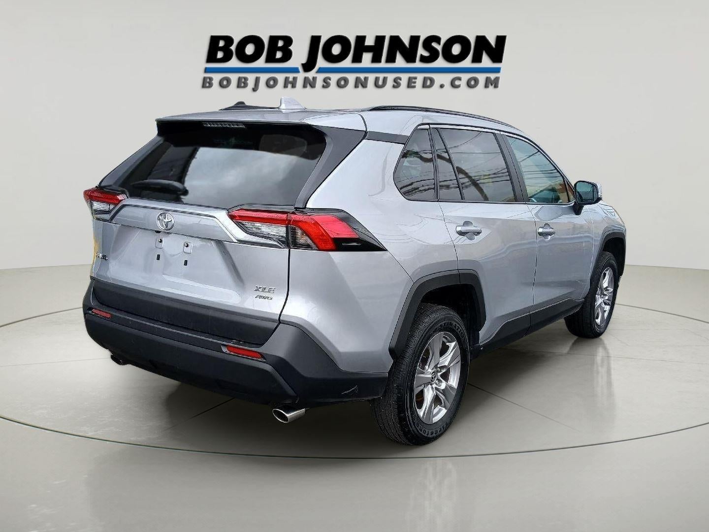 2025 Toyota RAV4 — rear three-quarter view