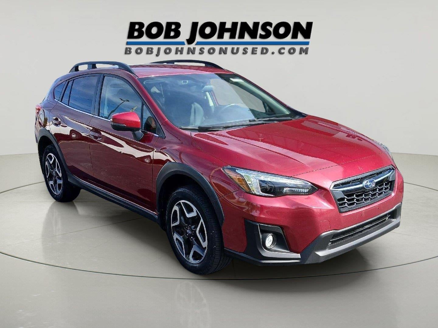 2019 Subaru Crosstrek Limited in Venetian Red Pearl — front three-quarter view