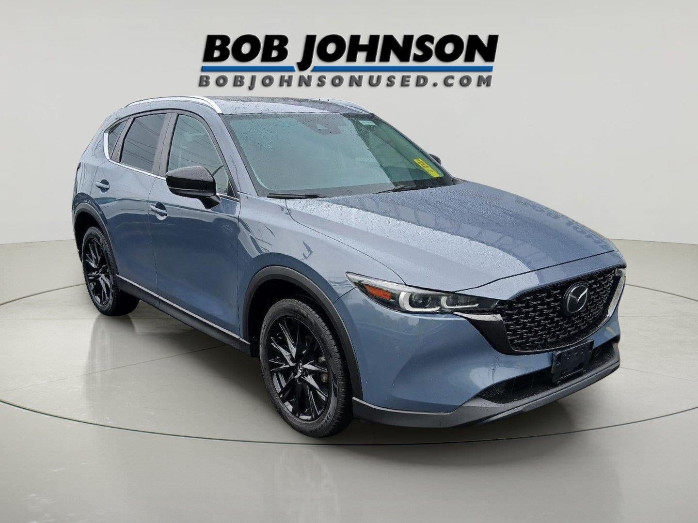 2022 Mazda Mazda CX-5 2.5 S Carbon Edition in Polymetal Gray — front three-quarter view