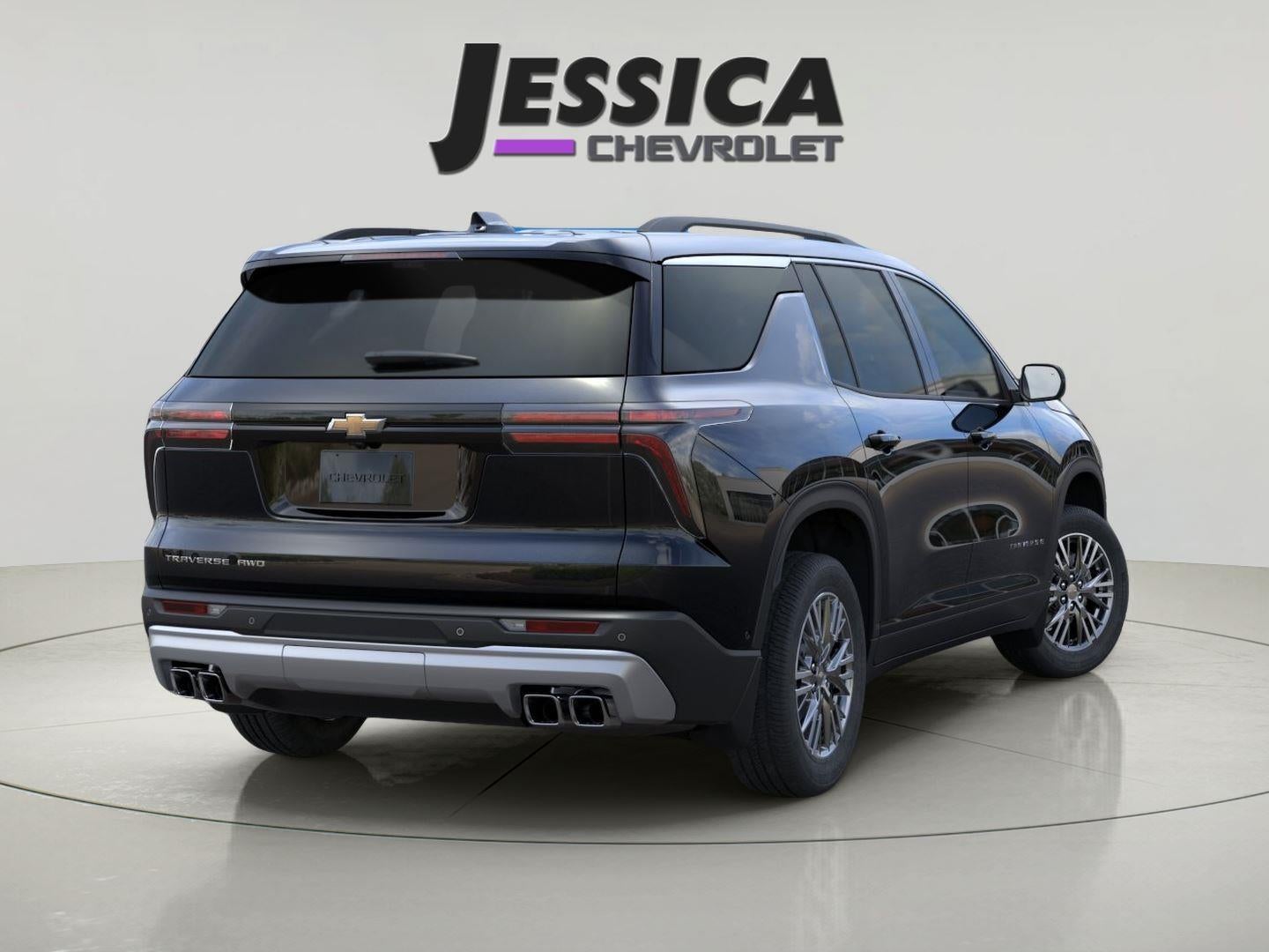 2026 Chevrolet Traverse — rear three-quarter view