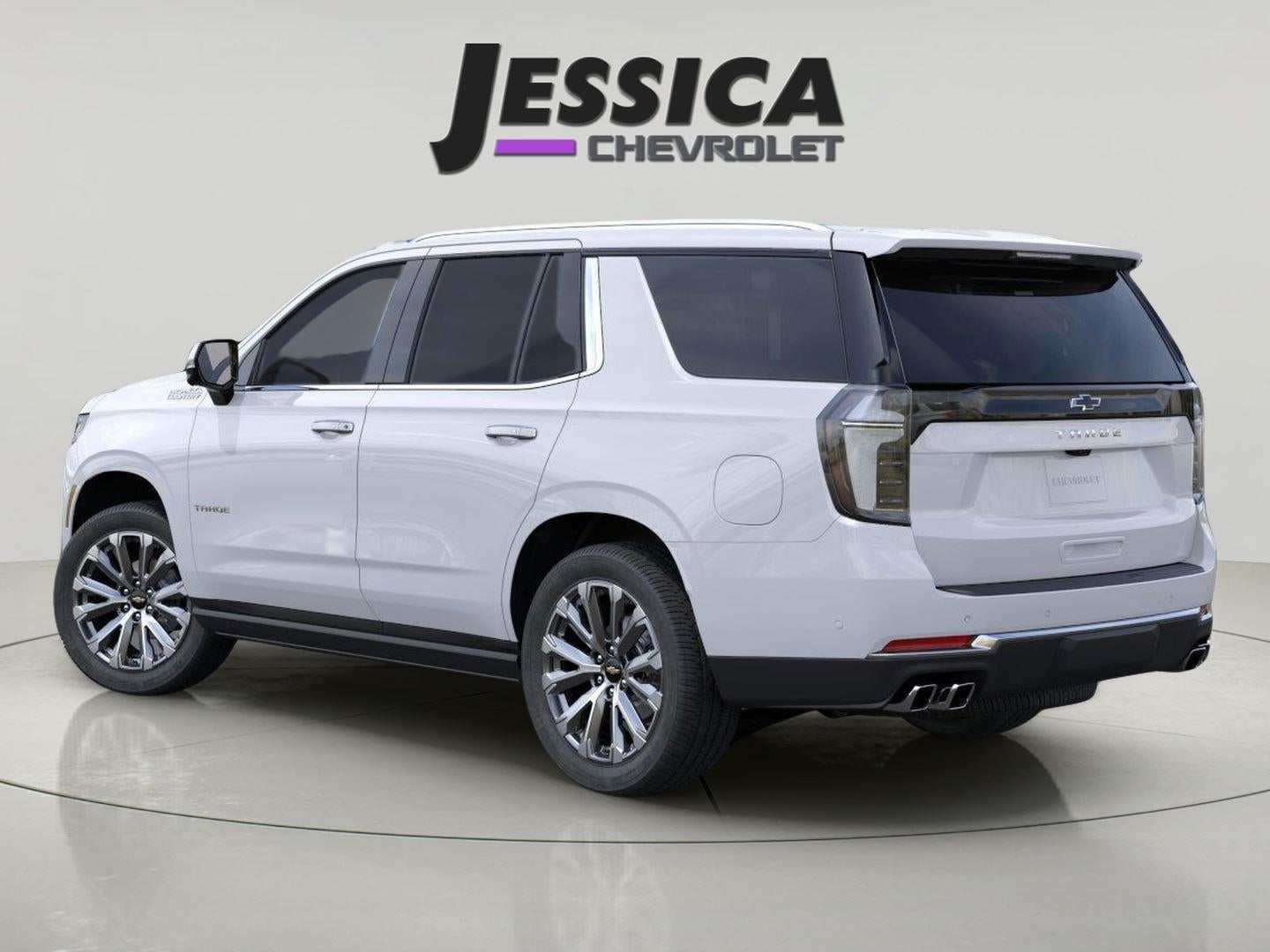 2026 Chevrolet Tahoe — rear three-quarter view