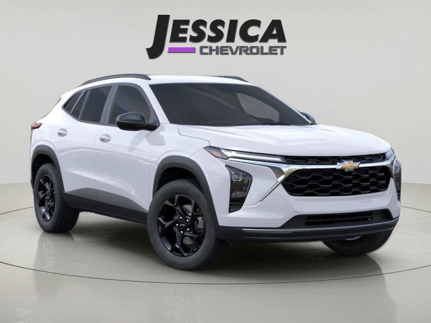 2026 Chevrolet Trax LT in Summit White — front three-quarter view
