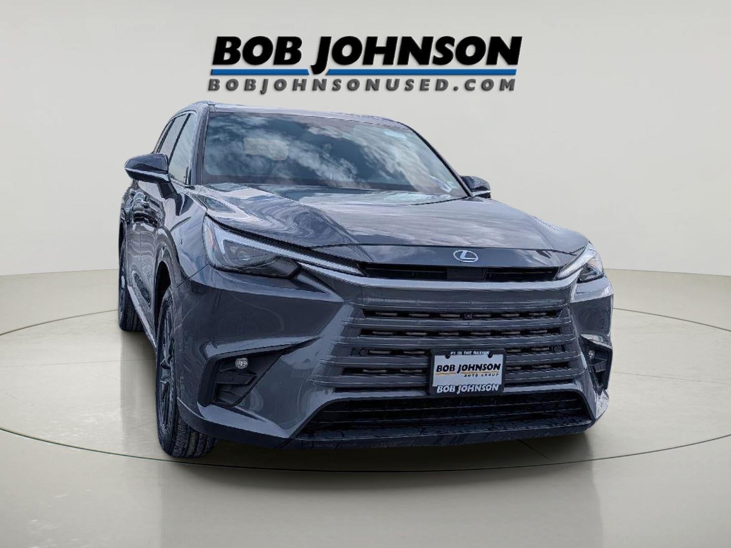 2024 Lexus TX 350 Premium in Cloudburst Gray — front three-quarter view