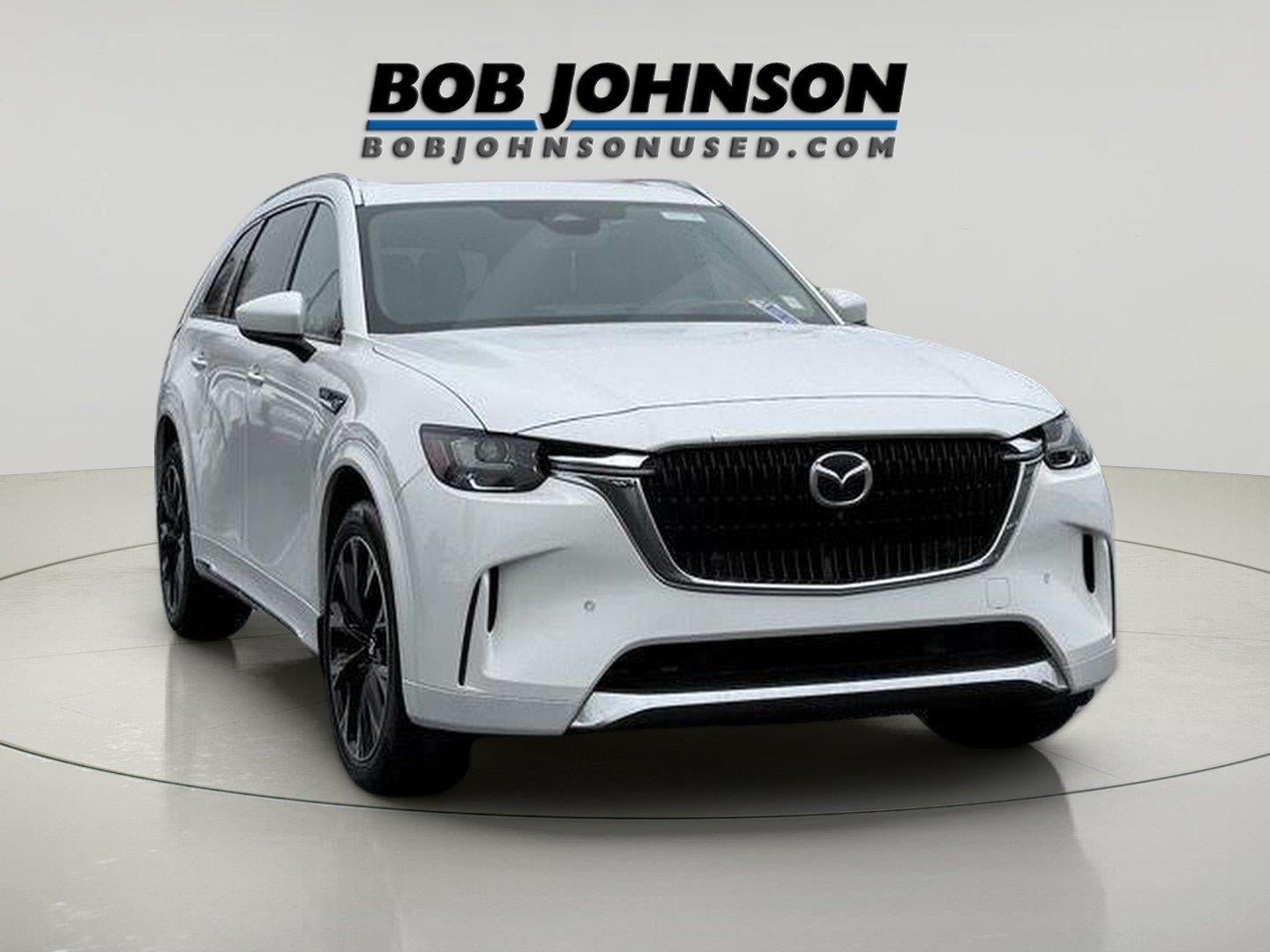2024 Mazda Mazda CX-90 3.3 Turbo S Premium in Rhodium White Premium — front three-quarter view