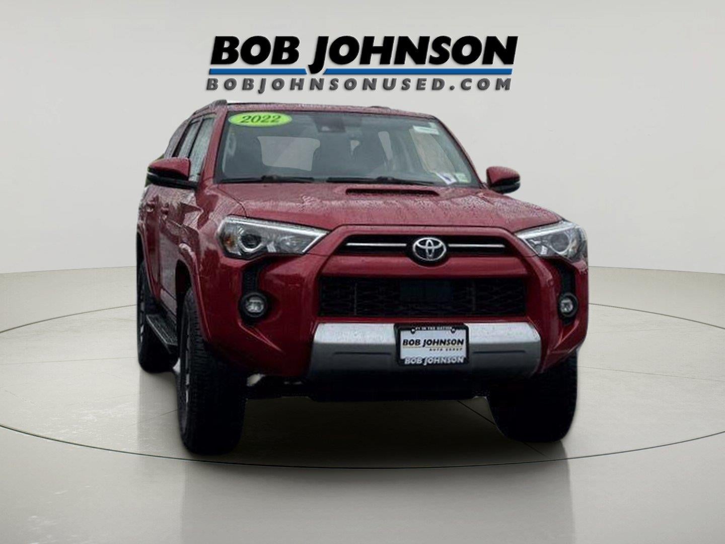 2022 Toyota 4Runner TRD Off-Road Premium in Barcelona Red Metallic — front three-quarter view