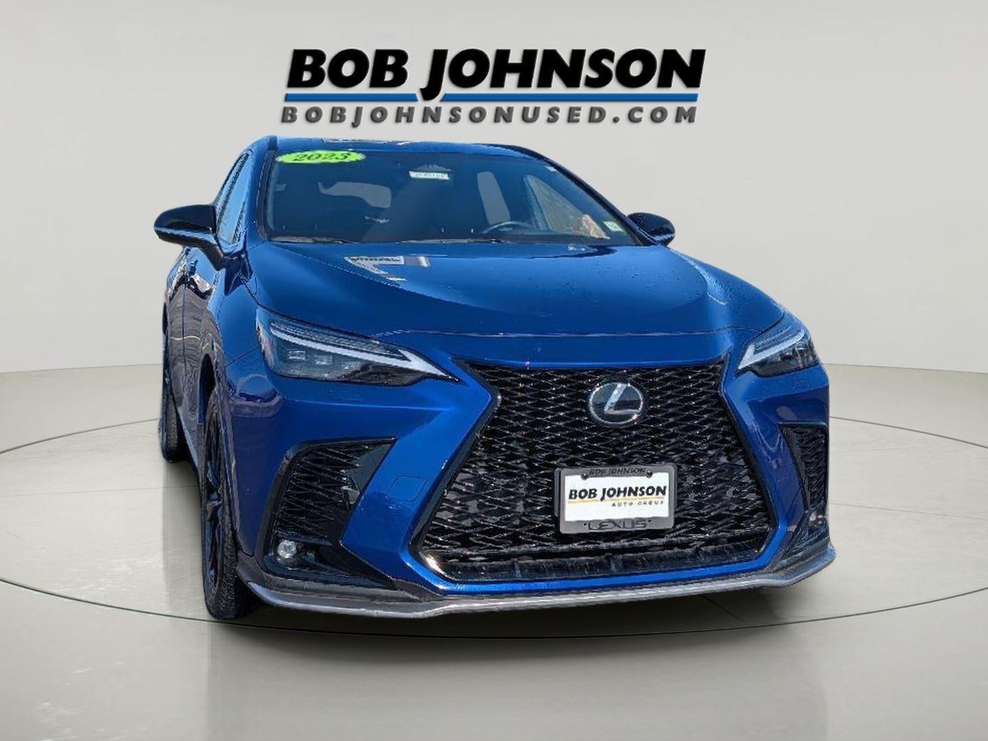 2023 Lexus NX 350 F SPORT HANDLING AWD in Ultrasonic Blue Mica — front three-quarter view