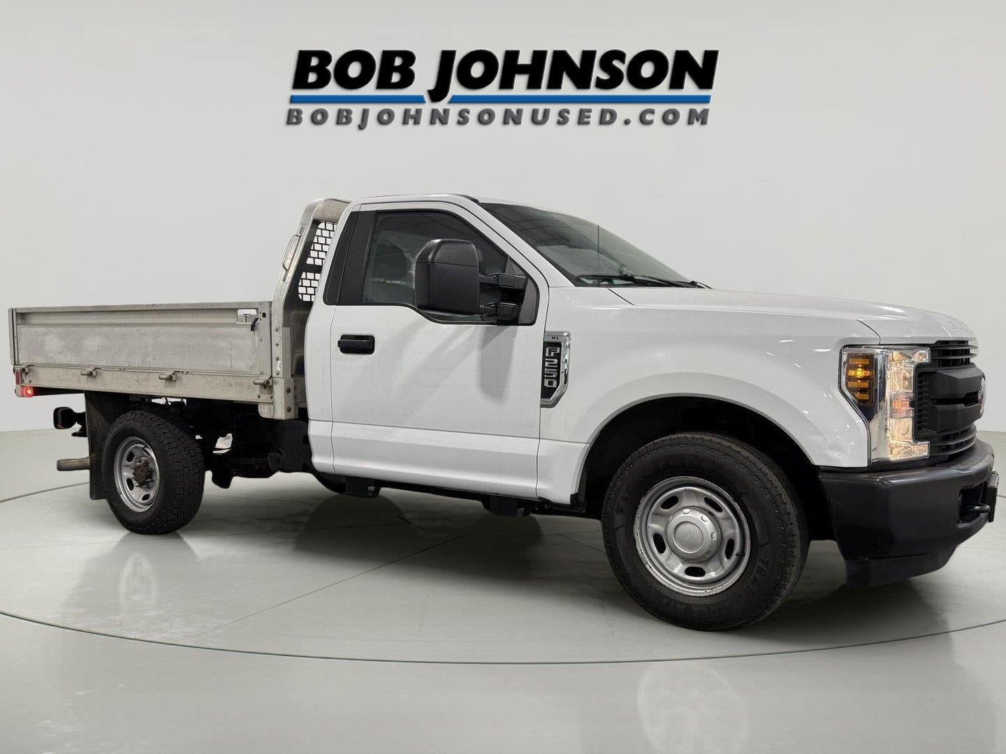 2019 Ford F-250 XL in Oxford White — front three-quarter view