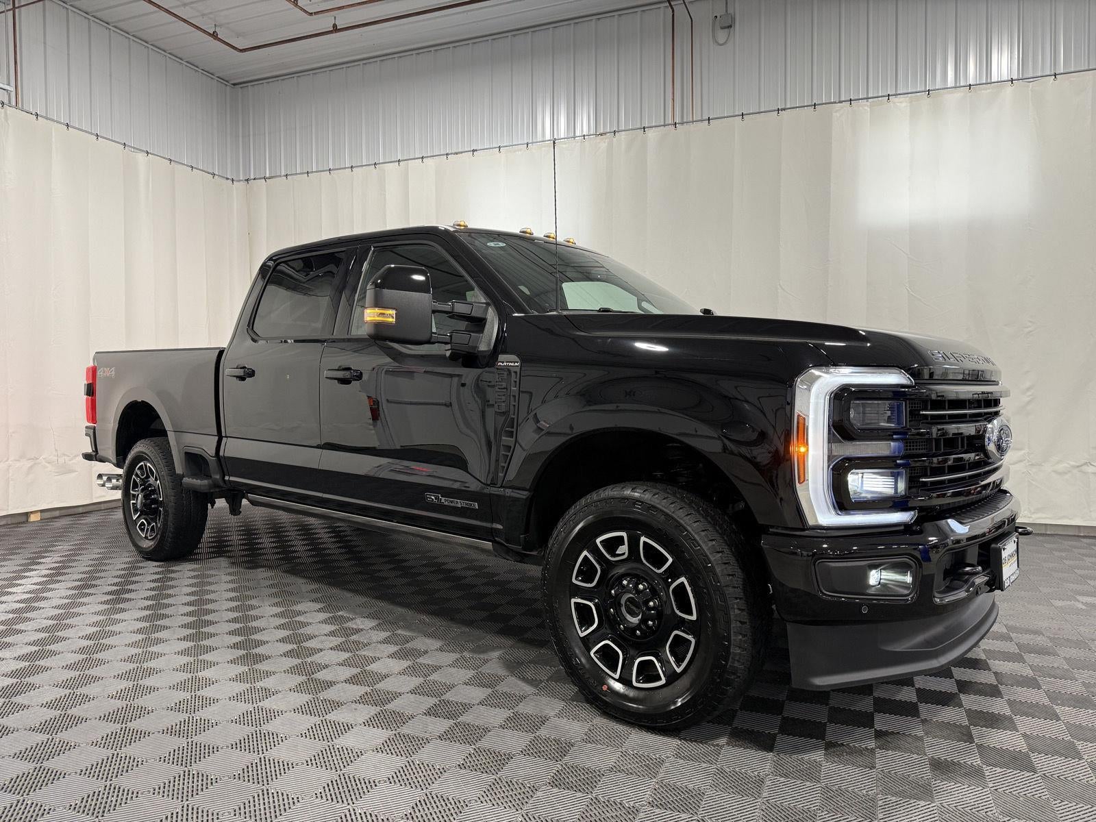 2026 Ford F-250 Platinum in Agate Black — front three-quarter view