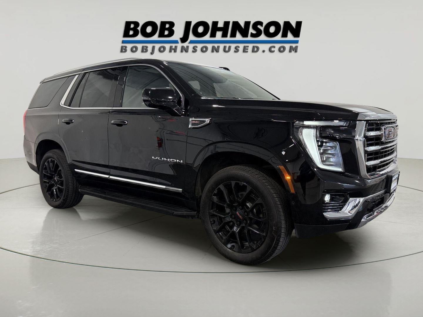 2025 GMC Yukon Elevation 4WD in Onyx Black — front three-quarter view