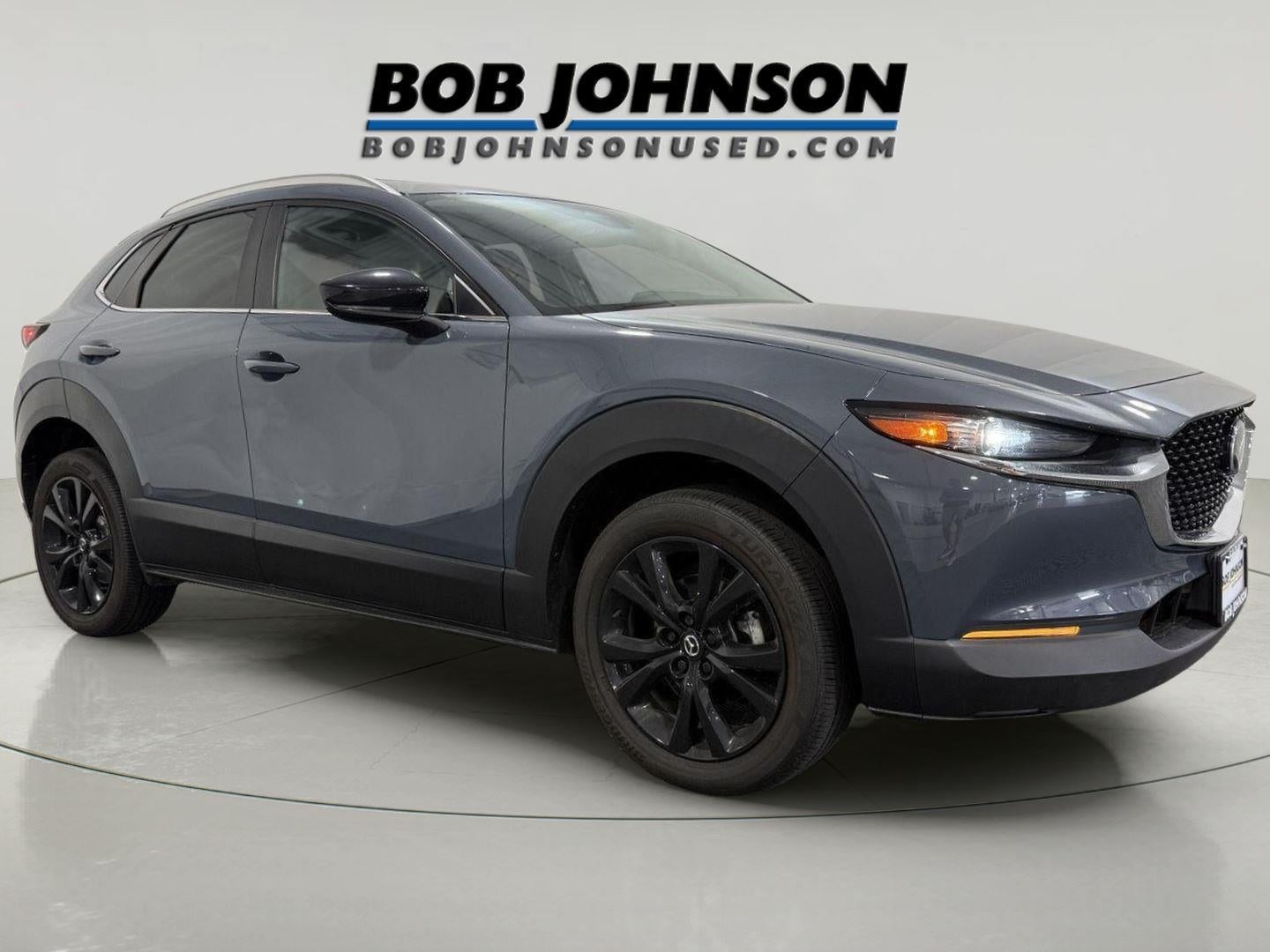 2024 Mazda Mazda CX-30 2.5 S Carbon Edition in Polymetal Gray Metallic — front three-quarter view