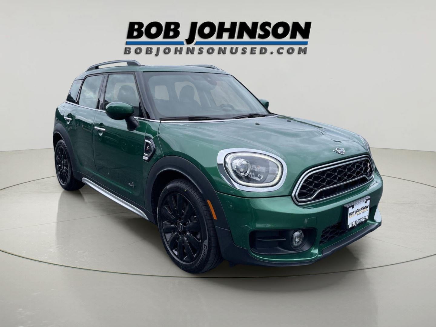 2020 MINI Countryman Cooper S in British Racing Green IV Metallic — front three-quarter view