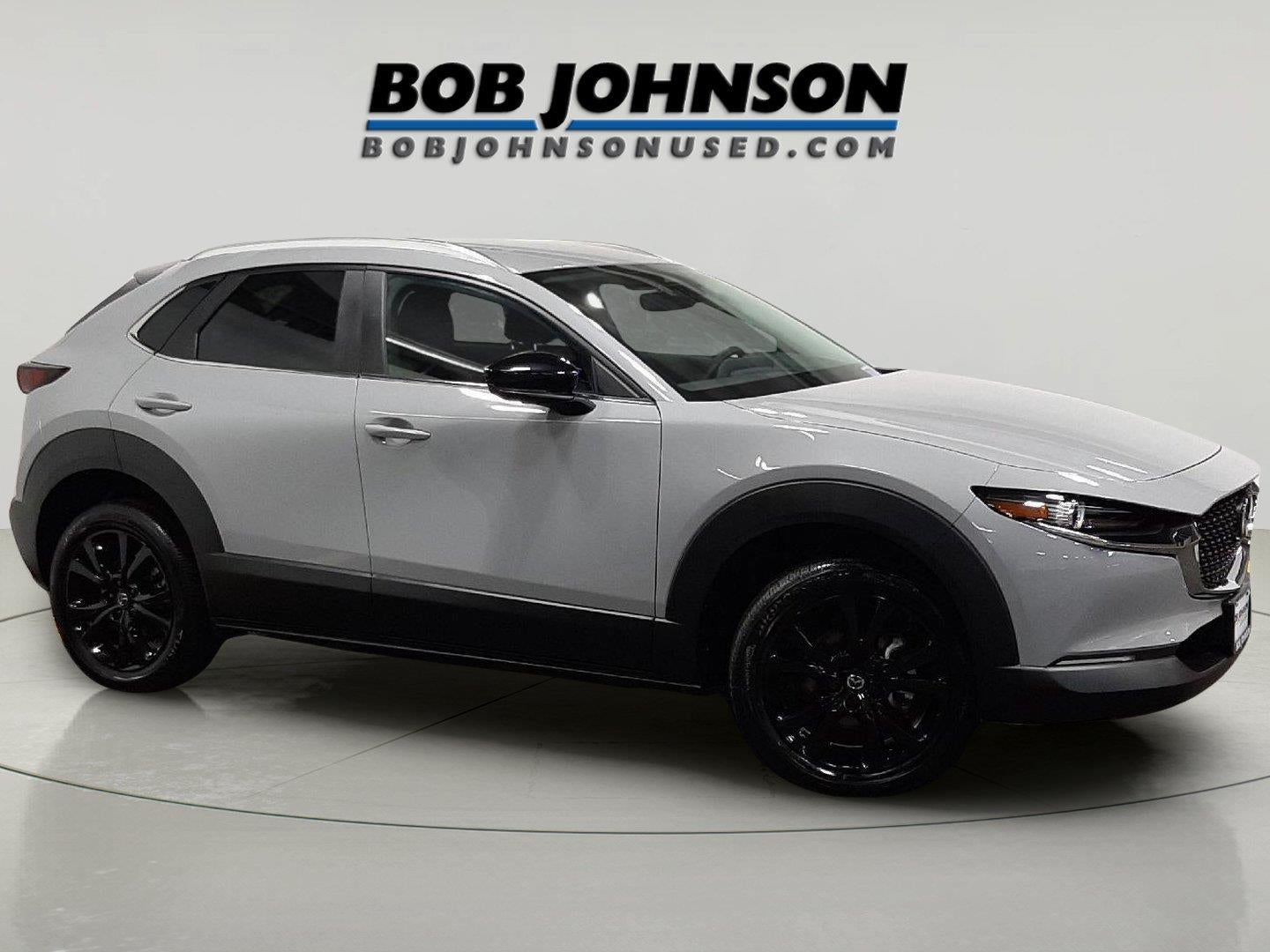 2025 Mazda Mazda CX-30 2.5 S Select Sport in Aero Gray Metallic — front three-quarter view
