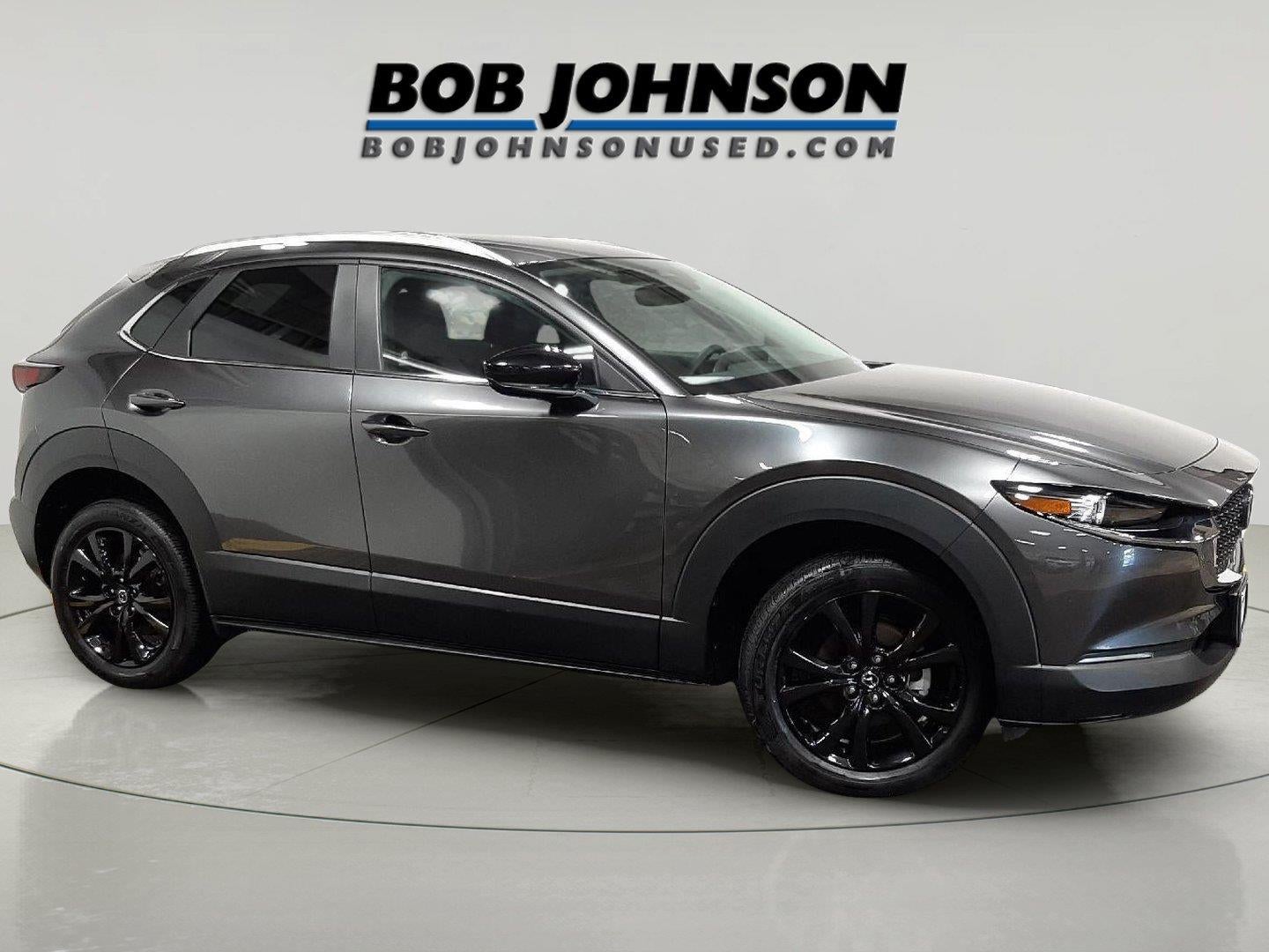 2025 Mazda Mazda CX-30 2.5 S Select Sport in Machine Gray Metallic — front three-quarter view