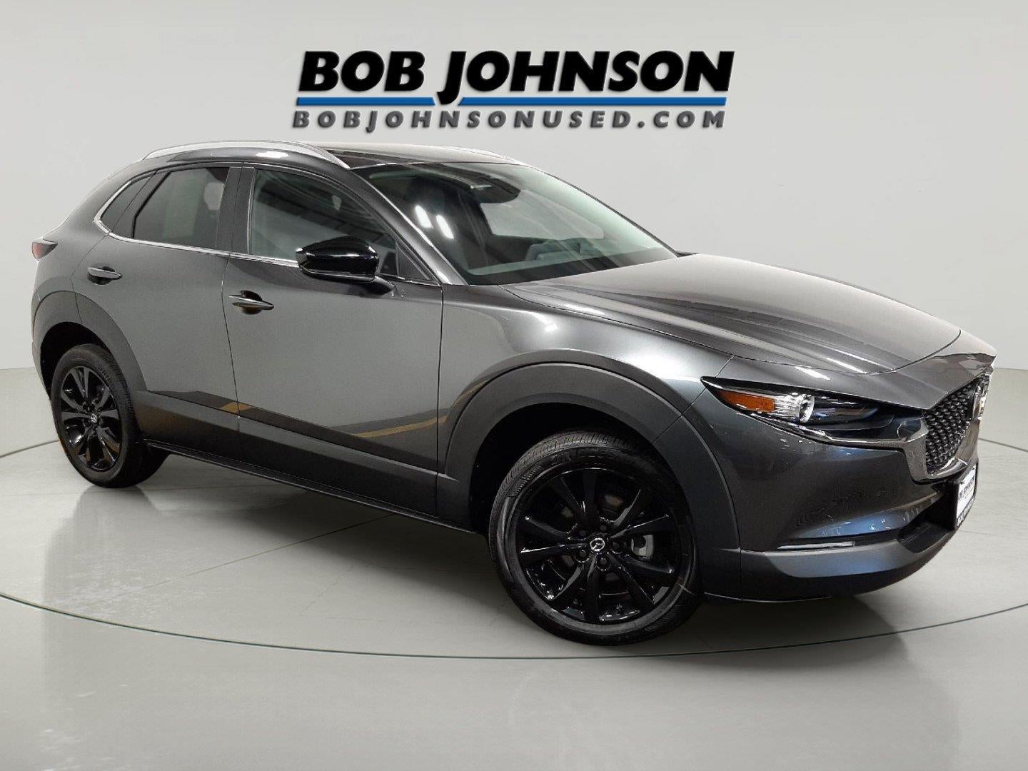 2025 Mazda Mazda CX-30 2.5 S Select Sport in Machine Gray Metallic — front three-quarter view