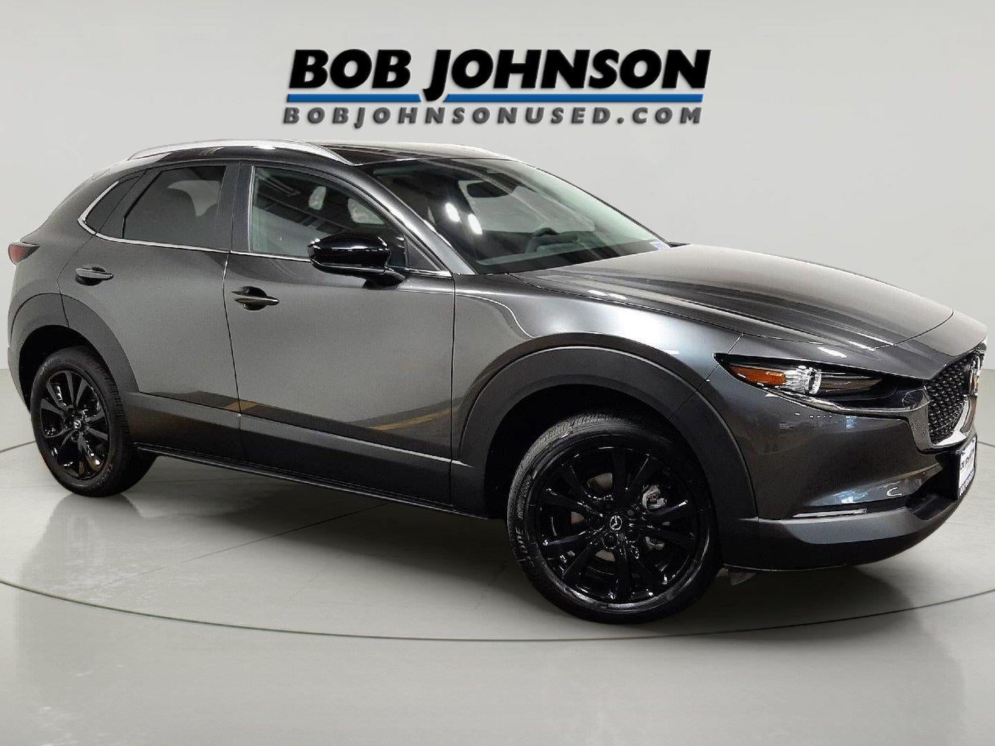 2025 Mazda Mazda CX-30 2.5 S Select Sport in Machine Gray Metallic — front three-quarter view