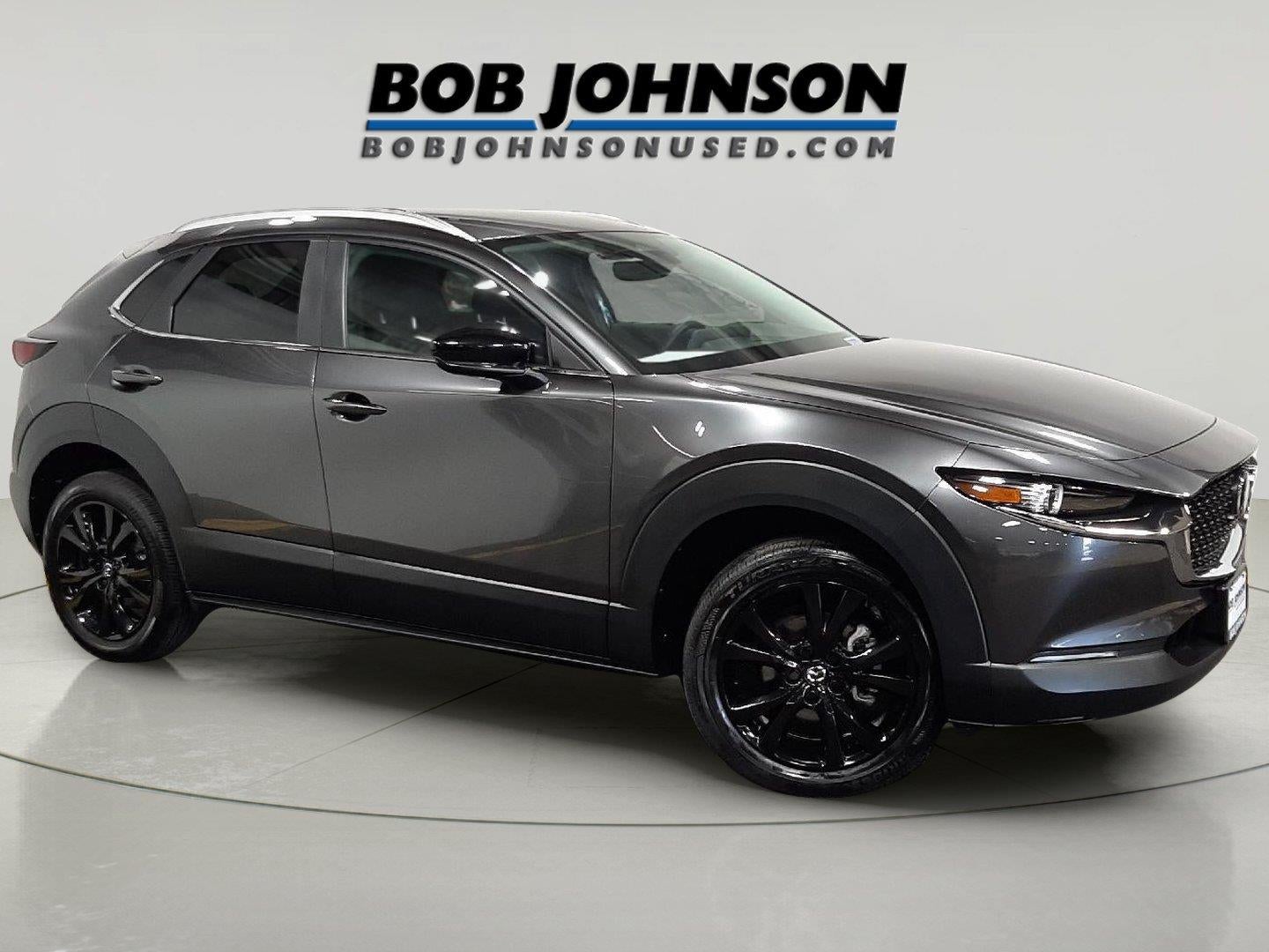 2025 Mazda Mazda CX-30 2.5 S Select Sport in Machine Gray Metallic — front three-quarter view