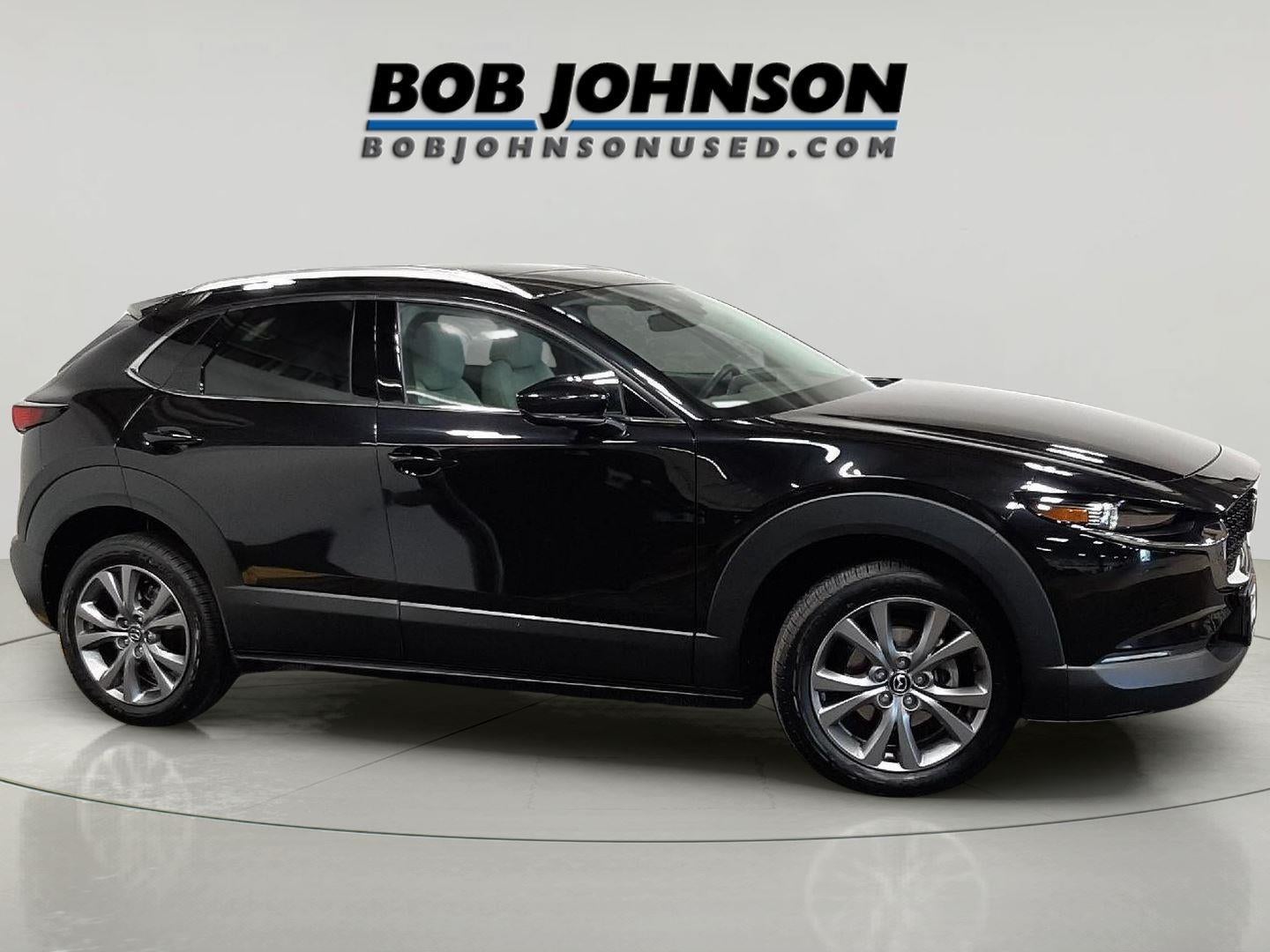 2023 Mazda Mazda CX-30 2.5 S Premium Package in Jet Black Mica — front three-quarter view