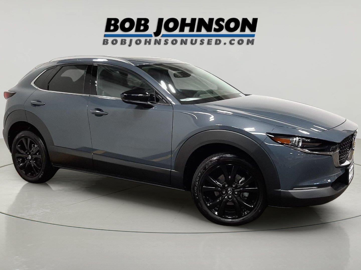 2023 Mazda Mazda CX-30 2.5 Turbo Premium Plus Package in Polymetal Gray Metallic — front three-quarter view