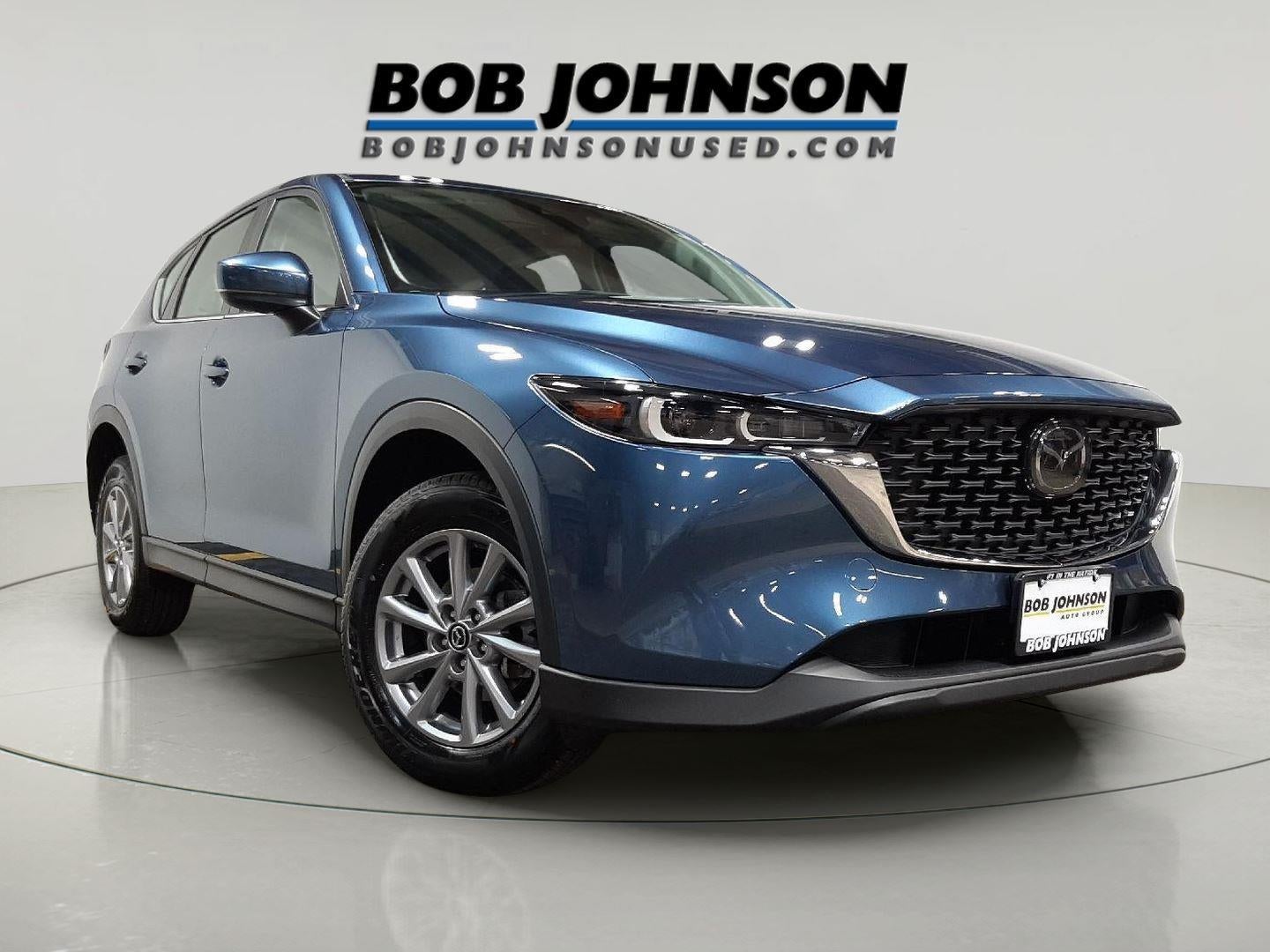 2023 Mazda Mazda CX-5 2.5 S in Eternal Blue Mica — front three-quarter view